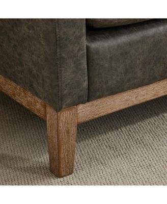 66" Upholstered Bench Daybed Ottoman with Wood Legs for Bedroom, Living Room, Entryway-The Pop Home