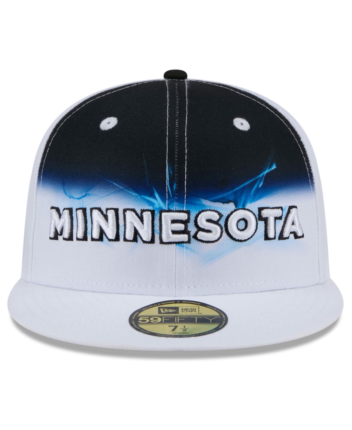 New Era Men'sMinnesota Timberwolves 2024/25 City Edition 59FIFTY Fitted Hat - White