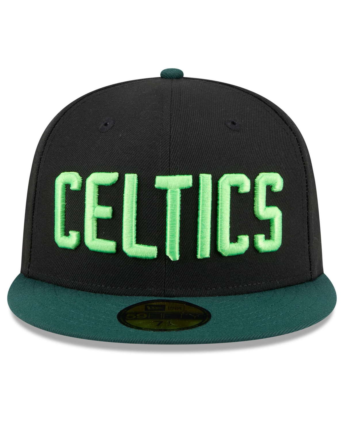 New Era Men'sBoston Celtics 2024/25 City Edition 59FIFTY Fitted Hat - Black