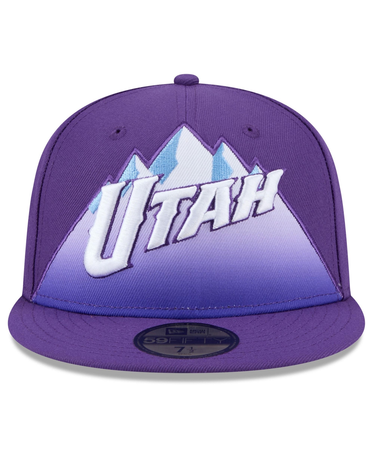 New Era Men'sUtah Jazz 2024/25 City Edition 59FIFTY Fitted Hat - Purple