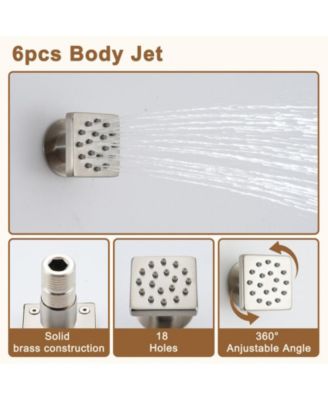 3 Functions 12 Inch Ceiling Mounted Thermostatic Shower System