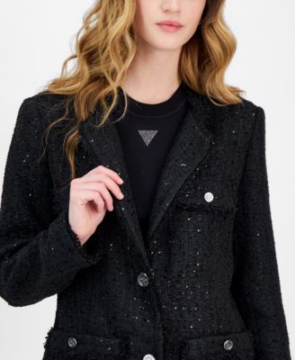 Women's Noelie Tweed Sequinned Jacket