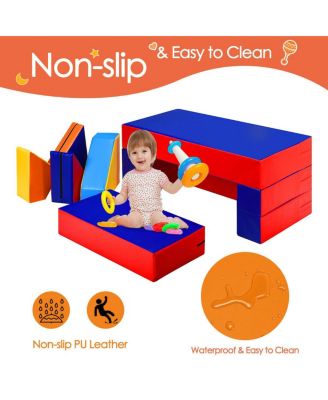 4-in-1 Crawl Climb Foam Shapes Toddler Kids Playset