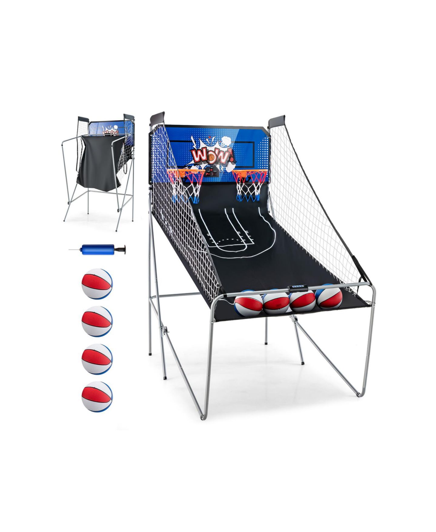 Детская игрушка GOUUN Dual-Shot 8 Game Modes Basketball Arcade Game, Ages 5+, цвет: Синий — фото 1
