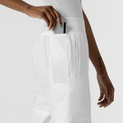 Petite W123 Comfort Waist Cargo Jogger Scrub Pant