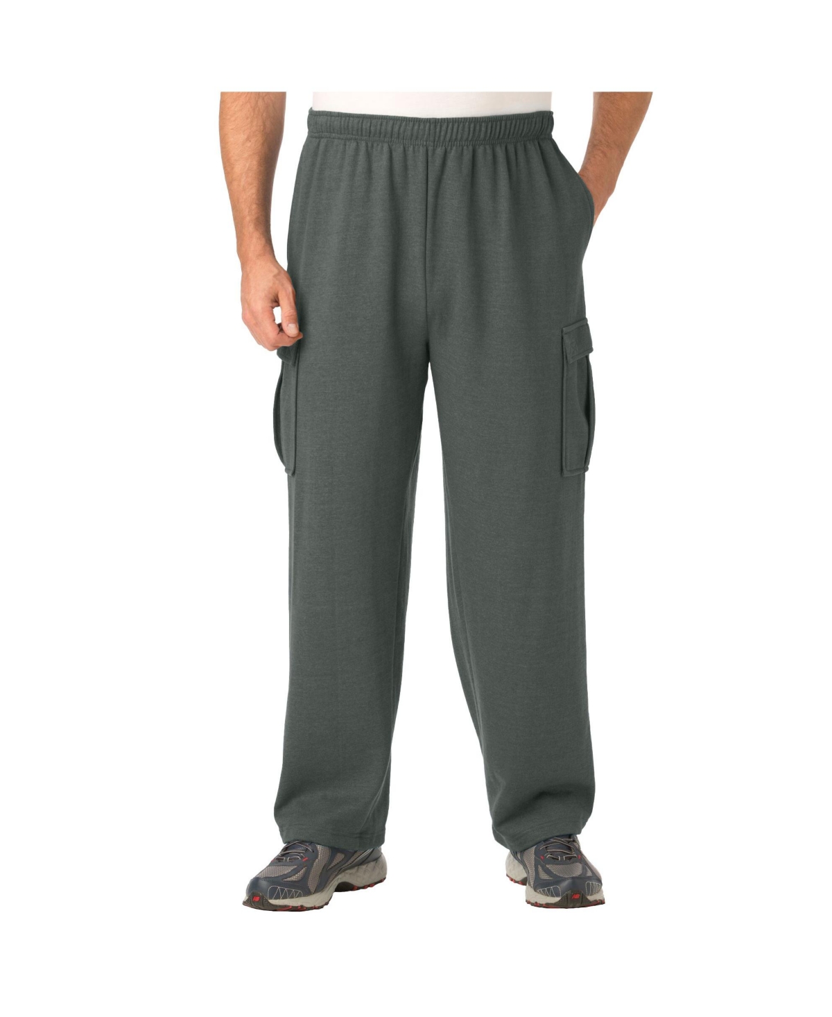 KingSize Big & Tall Fleece Cargo Sweatpants