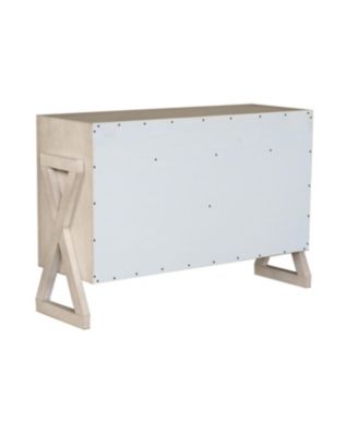 Irvona Wash Gray Wood Sideboard Buffet Storage Cabinet, Wash Gray