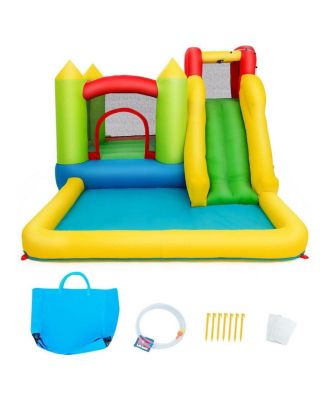 Inflatable Bounce House Water Slide Jump Bouncer without Blower