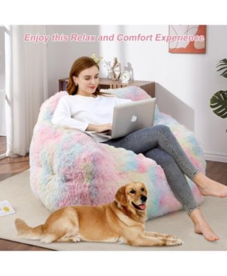 Bean Bag Chairs for Kids, 51" Colorful Bean Bag Chair with Filler