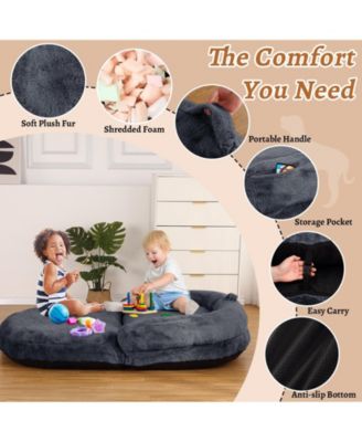 Giant Dog Bed for Humans, Human Sized Adult Dog Bed for People