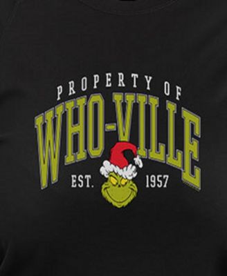 Plus Size Grinch Who-Ville Graphic Pullover Top