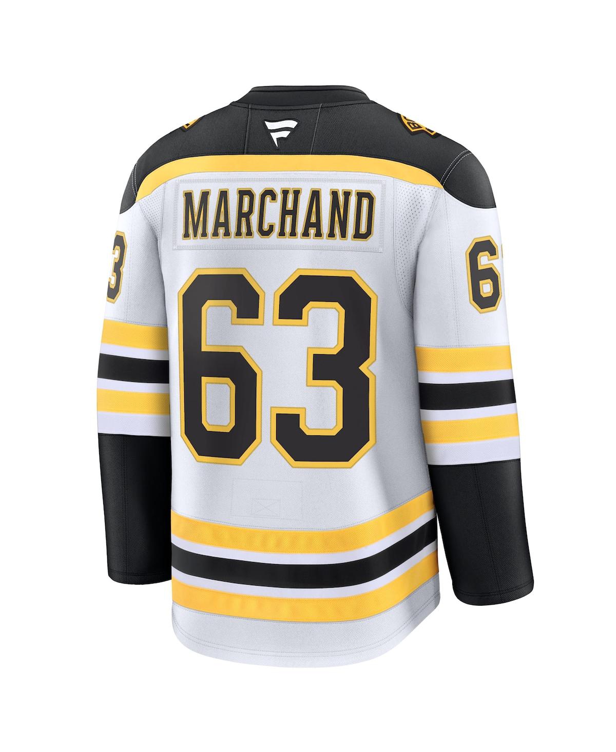 Fanatics Men's Brad MarchandBoston Bruins Away Premium Jersey - White