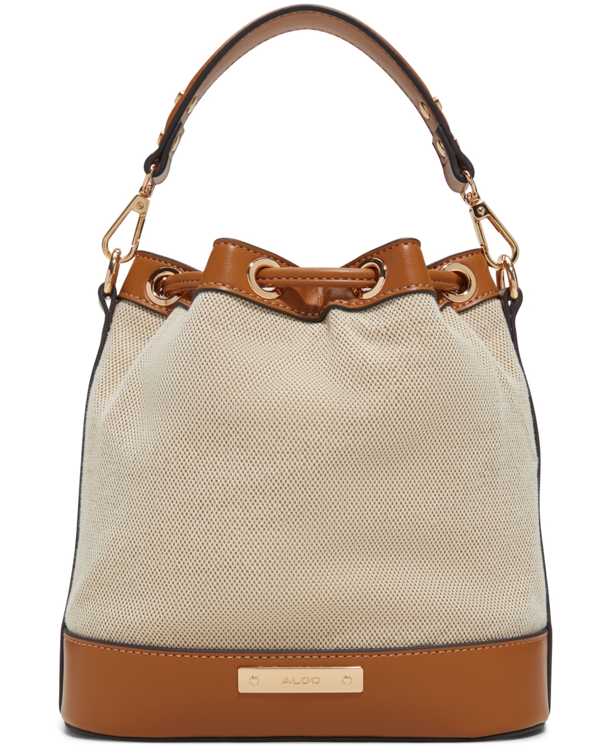 Aldo Annalany Medium Bucket Bag In Tan