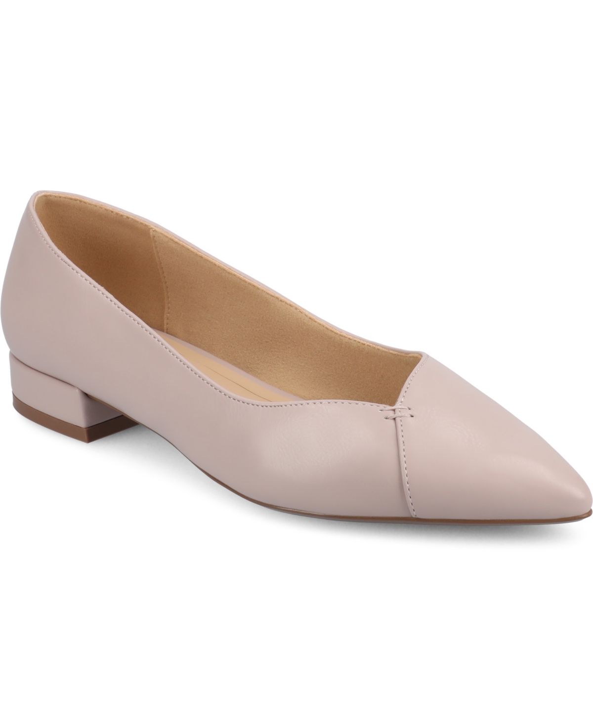 Shop Journee Collection Women's Carmin Pointed Toe Flats In Lilac