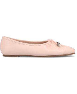 Women's Callee Rouched Tie Ballet Flats