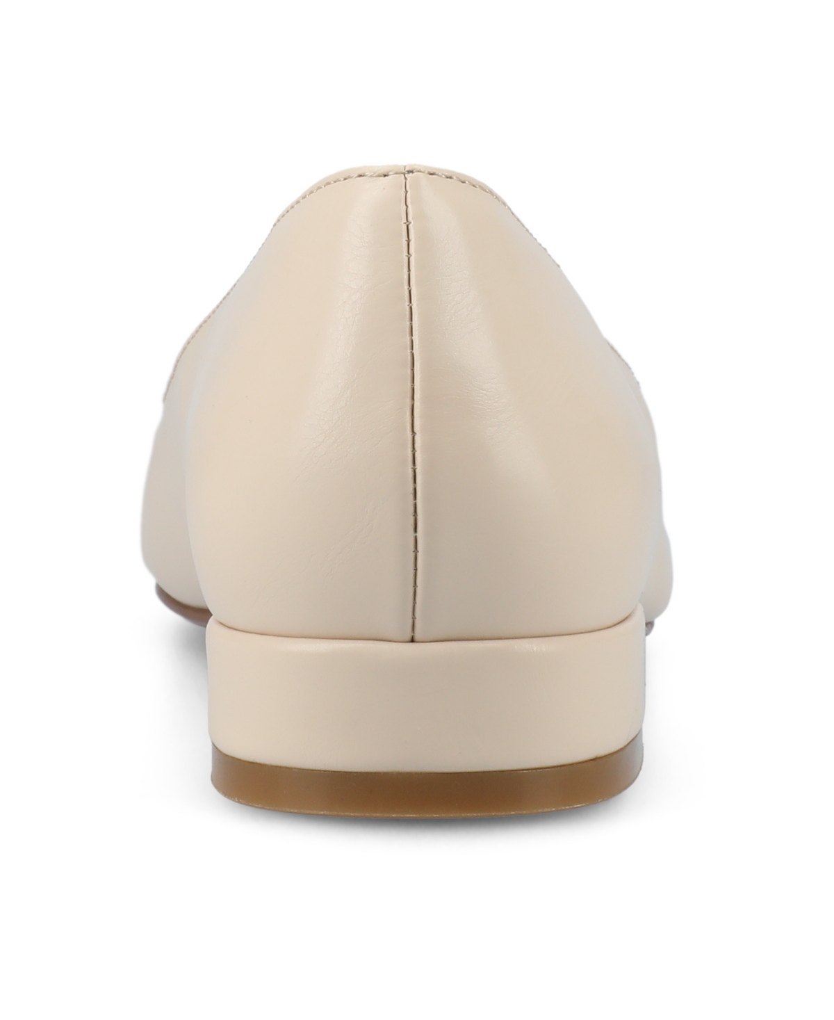 Shop Journee Collection Women's Carmin Pointed Toe Flats In Bone