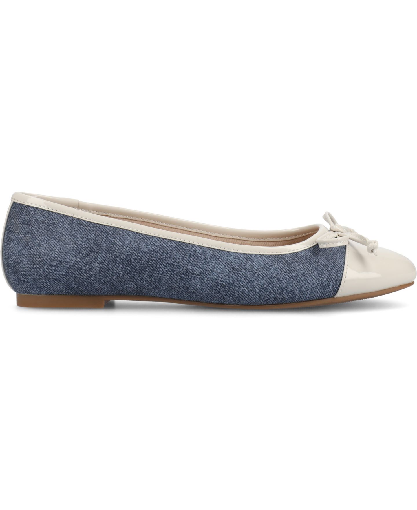 Женские балетки Journee Collection Kaiah Cap Toe Ballet Flats, цвет: Синий — фото 2