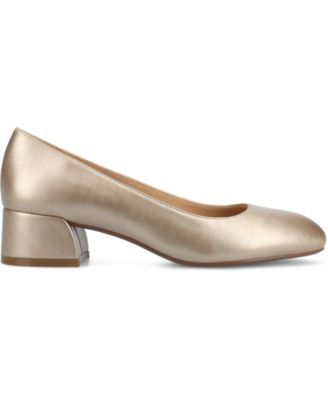 Women's Saarii Round Toe Block Heel Pumps