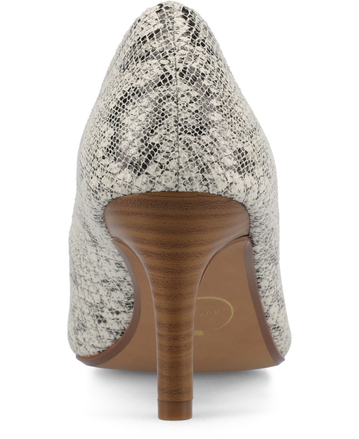 Shop Journee Collection Women's Scylee Pointed Toe Dress Pumps In Snake