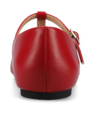 Women's Theah T-Strap Cap Toe Mary Jane Flats