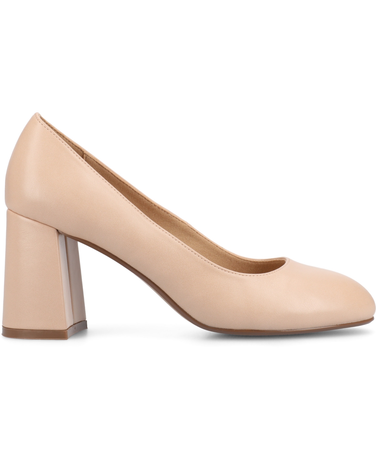 Journee Collection Women's Seraphina Round Toe Pumps In Blush