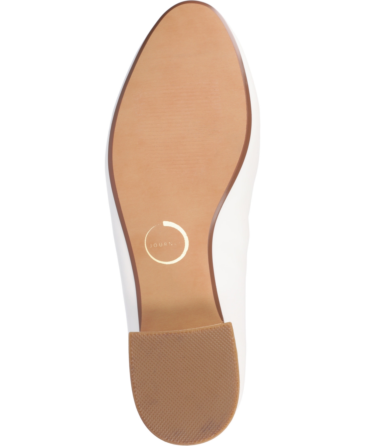 Journee Collection Saarii Block Heel Pump In White