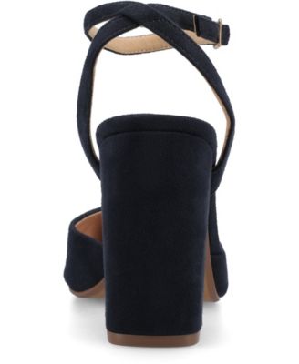 Women's Tyyra Ankle Strap Block Heel Pumps