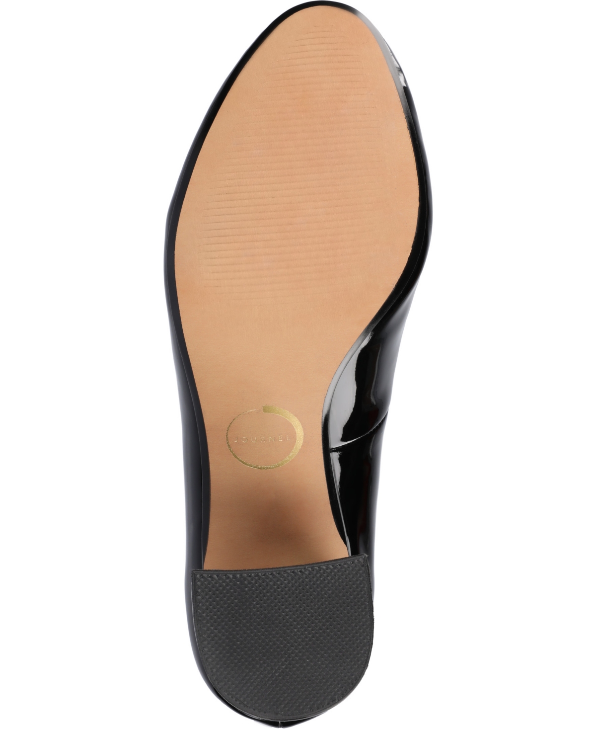 Journee Collection Seraphina Pump In Black Patent