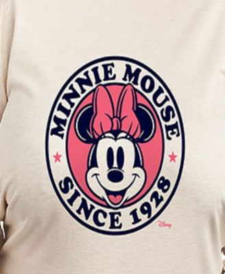Plus Size Disney Minnie Mouse Since 1928 Graphic Pullover T-shirt