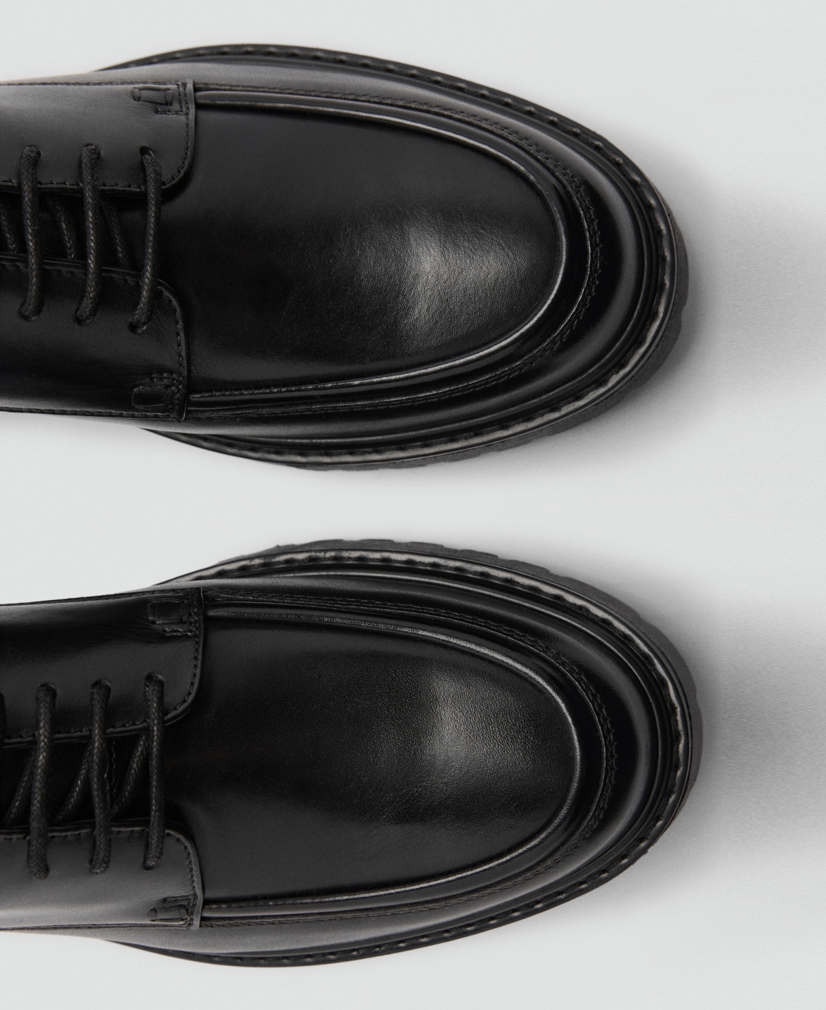 Mango Men's Leather Blucher Shoes