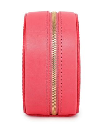 Leather Jewelry Box - Round