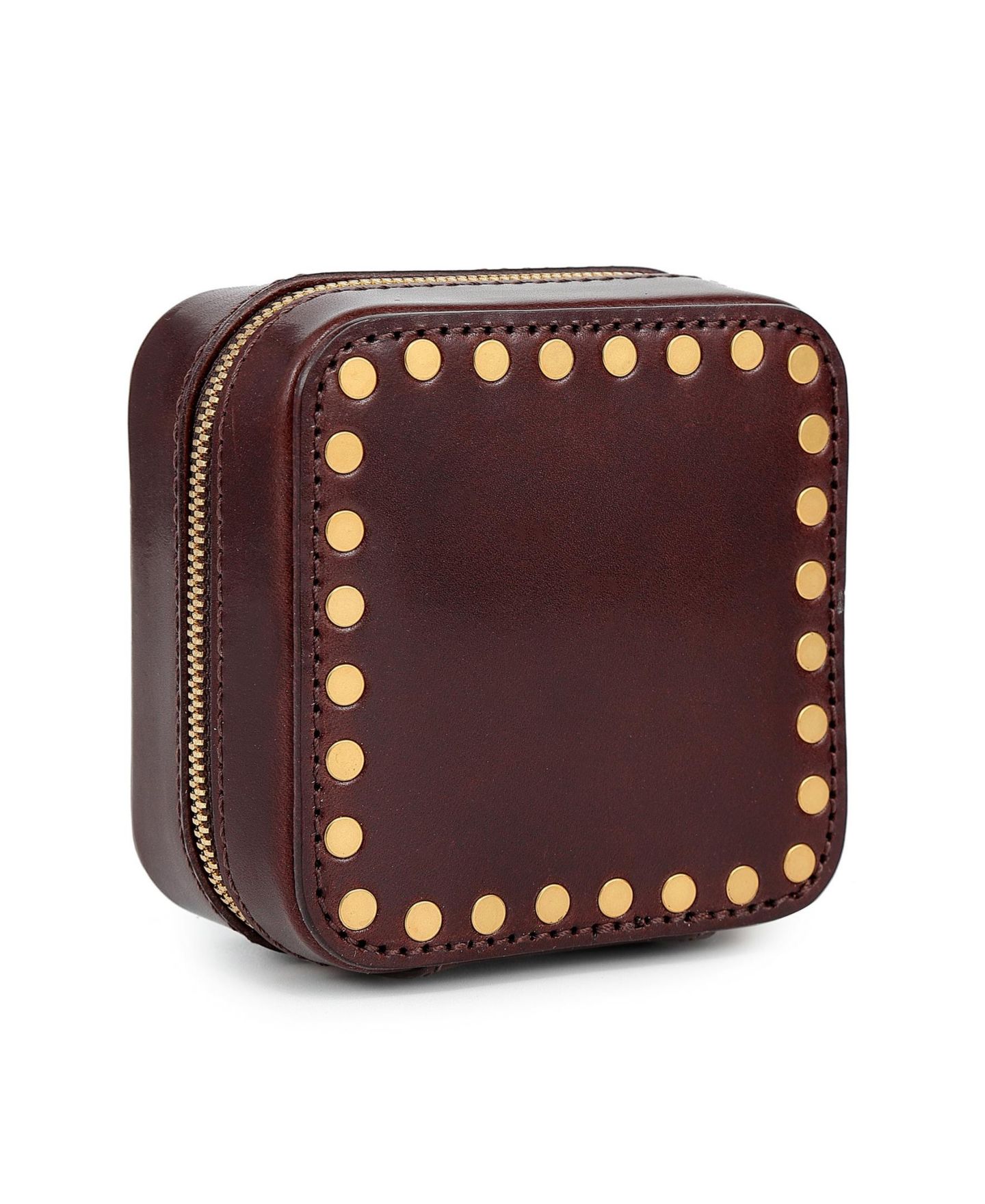 Женская сумка OLD TREND Leather Jewelry Box - Square, цвет: Коричневый — фото 7