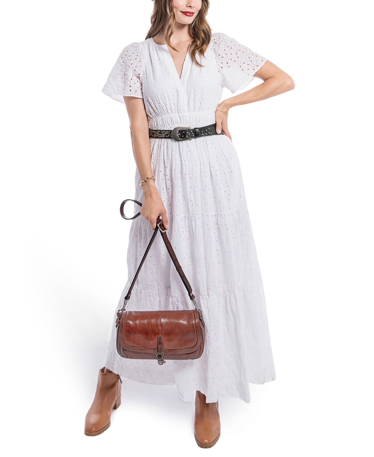 Женская сумка OLD TREND Abutilon Convertible Crossbody, цвет: Коричневый — фото 8