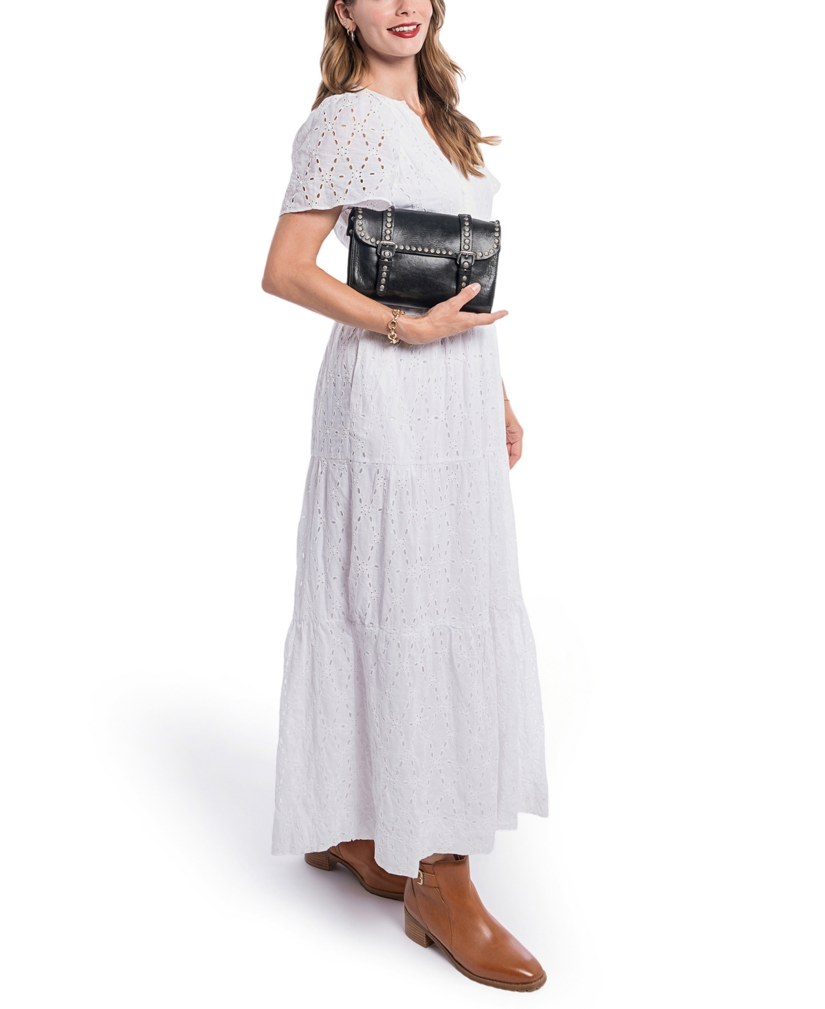Old Trend Soul Stud Convertible Crossbody Bag In Black