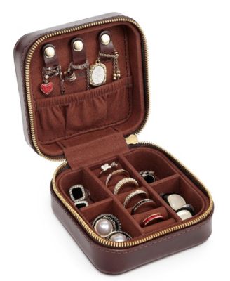 Leather Jewelry Box - Square