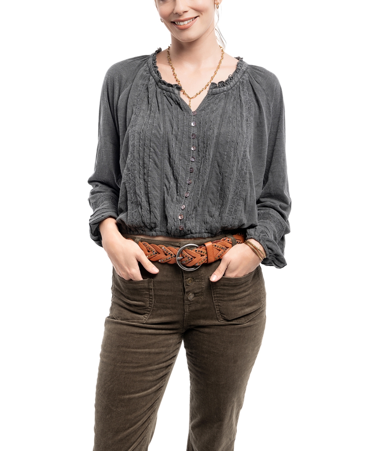 Old Trend Women's Barracuda Leather Belt