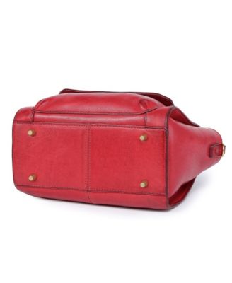 Pansy Small Leather Satchel Bag