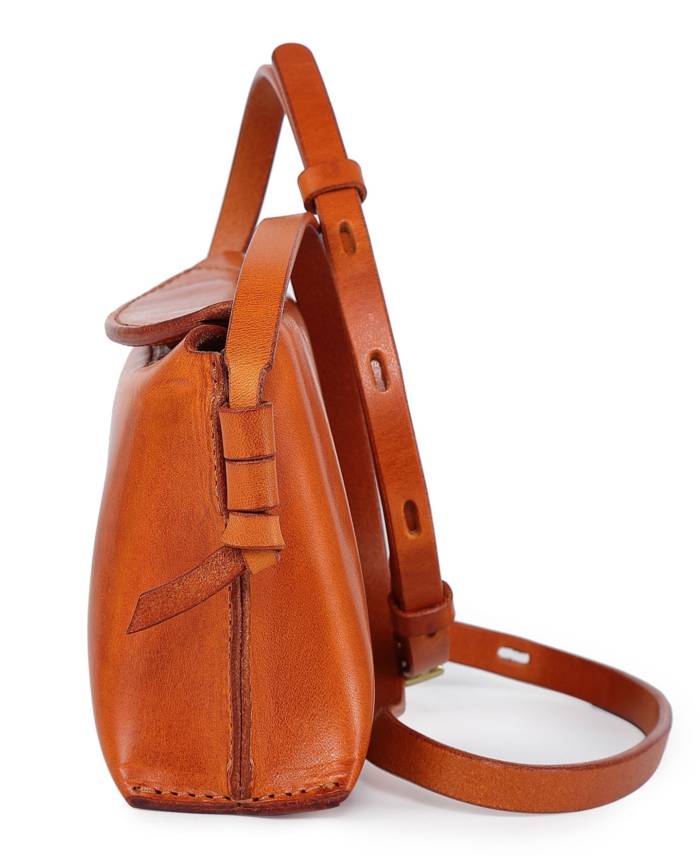 Женская сумка OLD TREND Snapper Vintage Crossbody, цвет: Карамельный — фото 5