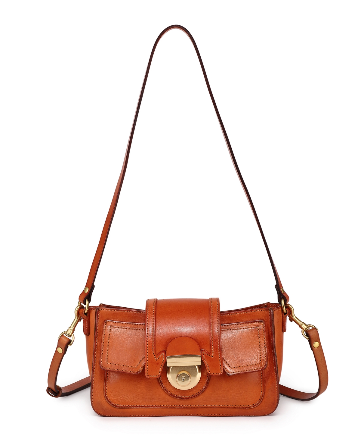 Old Trend Camellia Crossbody Bag In Marron