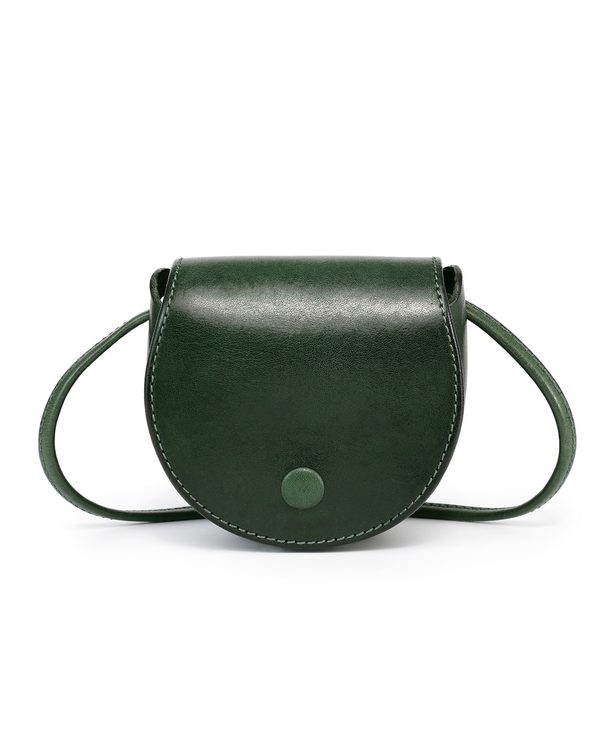 Old Trend Basswood Mini Leather Box In Kale