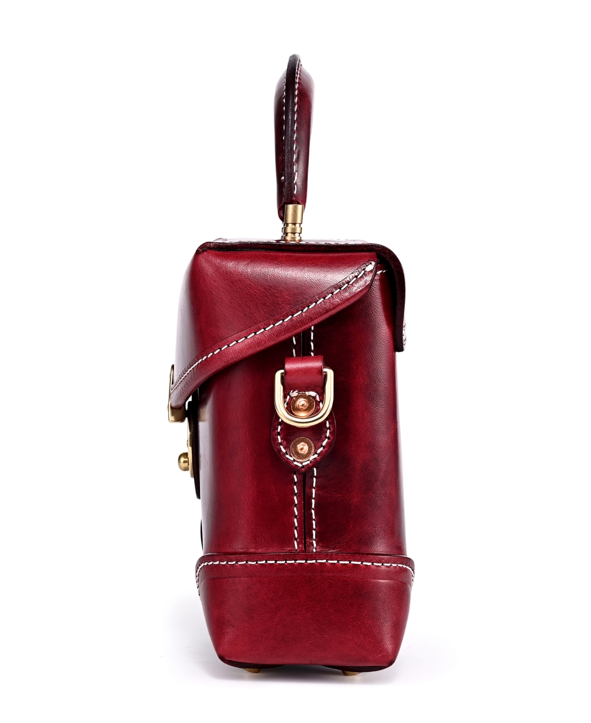 Old Trend Azalea Vintage Box Crossbody Bag In Maroon