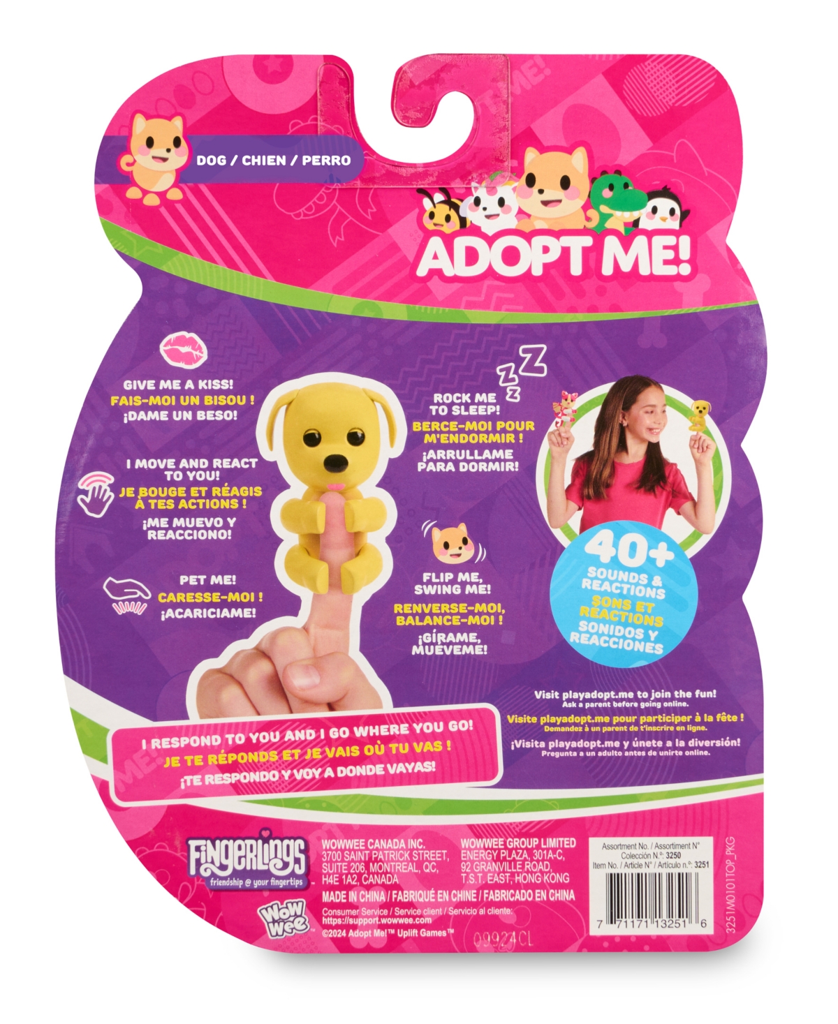 Shop Fingerlings X Adopt Me Dog In Multicolor