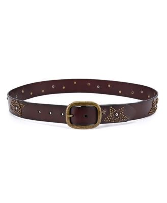Women's Glory Star Leather Belt