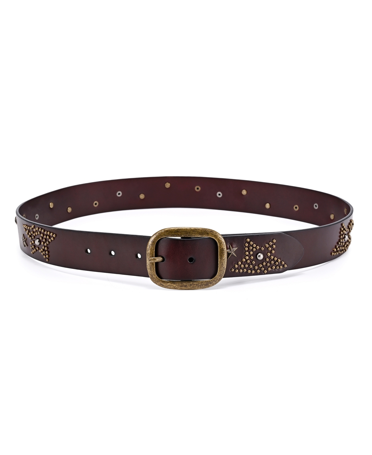 Old Trend Women's Glory Star Leather Belt In Brown