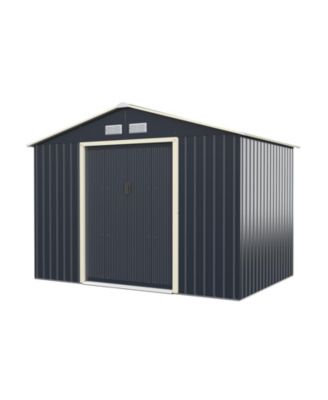 9 x 6 Feet Metal Storage Shed for Garden and Tools