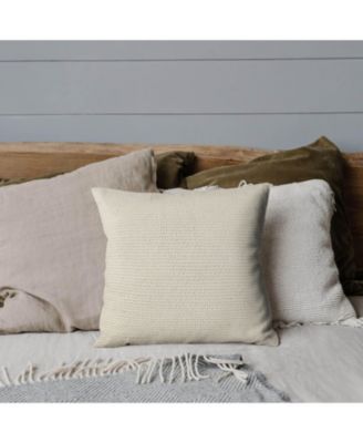 Madera Cross Weave Decorative Pillow Cover, 22" x 22"