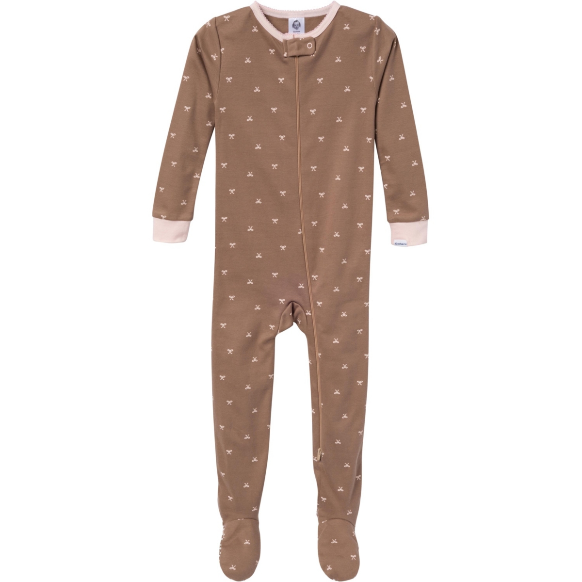 Gerber Baby Girls Snug Fit Footed Pajamas, 4-Pack