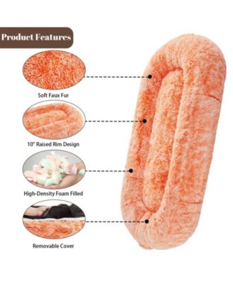 Human Sized Dog Bed for Adult People,71"x43.3"x10" Large Dog Bed