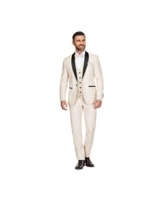 Men's 3-Piece Slim Fit Shawl Lapel Tuxedo