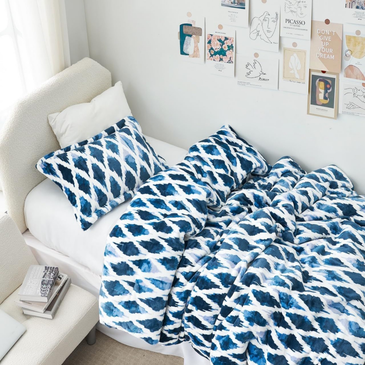 Coma Inducer Love Thick - Cuddly Oversized Comforter Set -- Arizona blue nights